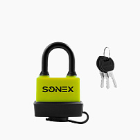 SONEX  Замок навесной всепогодный ЗНВ-7-45 (45мм) (3 ключа)
