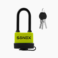 SONEX  Замок навесной всепогодный ЗНВ-7д-58 (58мм) (3 ключа)